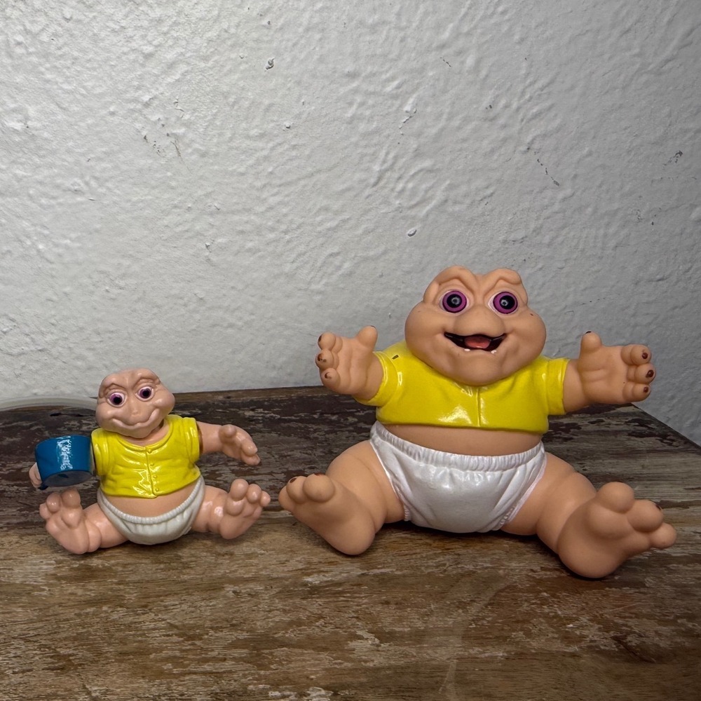 Vintage 90s Disney Dinosaurs Baby Sinclair Lot of 2 Figures Collectible Toys
